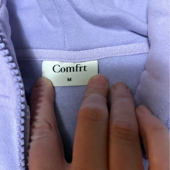 Comfrt NWT Purple Hoodie M - Picture 4 of 8
